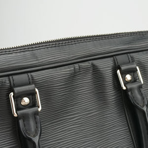 Pre-owned Louis Vuitton Porto Document Voyage Noir Epi M59162 handbag | stylenewstar