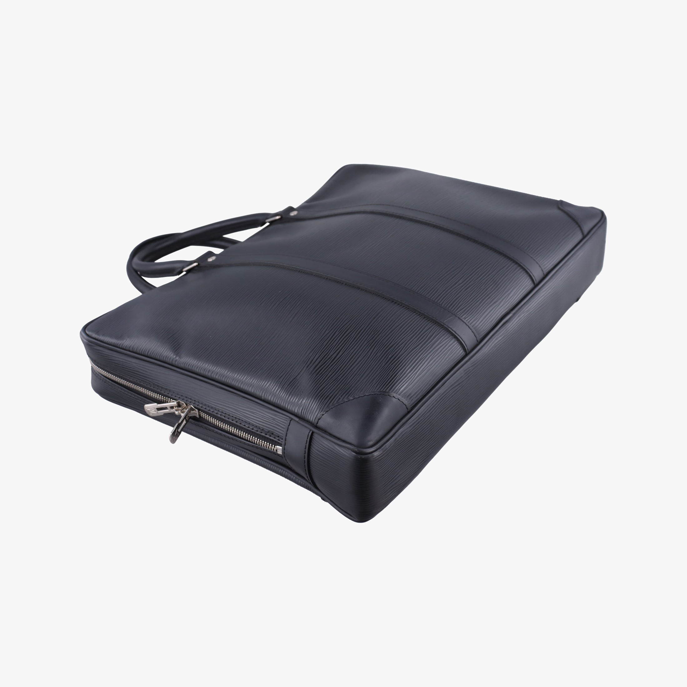 Pre-owned Louis Vuitton Porto Document Voyage Noir Epi M59162 handbag | stylenewstar