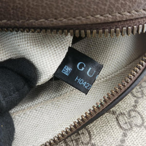 Secondhand Gucci Ophidia Ebony × Neon Orange GG Supreme × Leather 792376 shoulderbag | stylenewstar