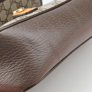 Secondhand Gucci Ophidia Ebony × Neon Orange GG Supreme × Leather 792376 shoulderbag | stylenewstar