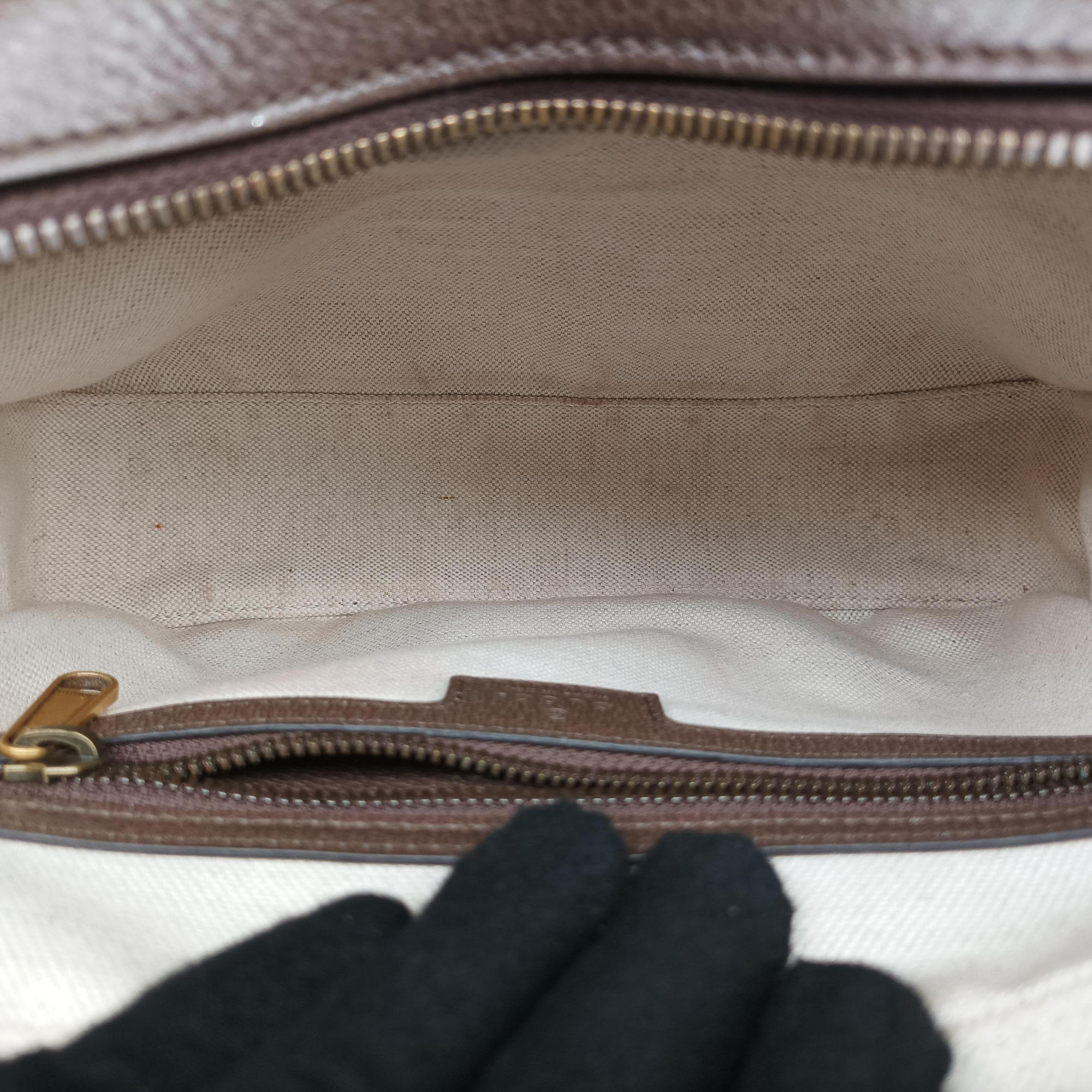 Secondhand Gucci Ophidia Ebony × Neon Orange GG Supreme × Leather 792376 shoulderbag | stylenewstar