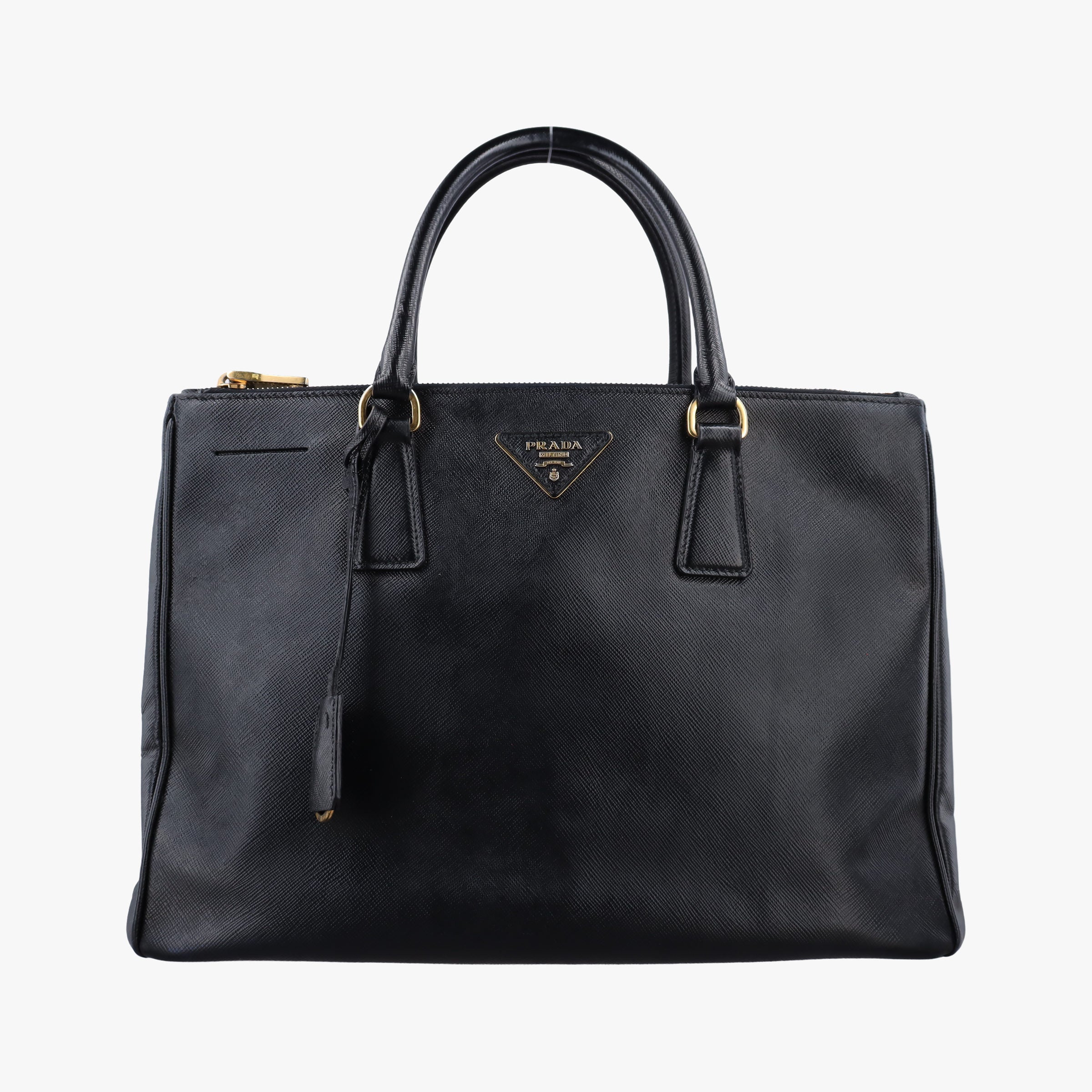 Pre-owned Prada Galleria Black SAFFIANO Leather BN2274 handbag | stylenewstar