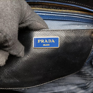 Pre-owned Prada Galleria Black SAFFIANO Leather BN2274 handbag | stylenewstar