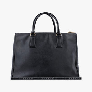 Pre-owned Prada Galleria Black SAFFIANO Leather BN2274 handbag | stylenewstar