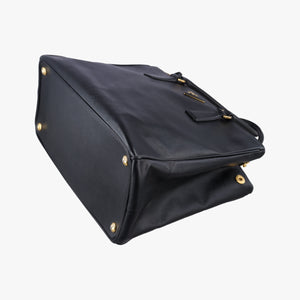 Pre-owned Prada Galleria Black SAFFIANO Leather BN2274 handbag | stylenewstar
