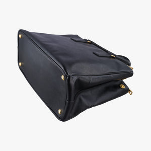 Pre-owned Prada Galleria Black SAFFIANO Leather BN2274 handbag | stylenewstar