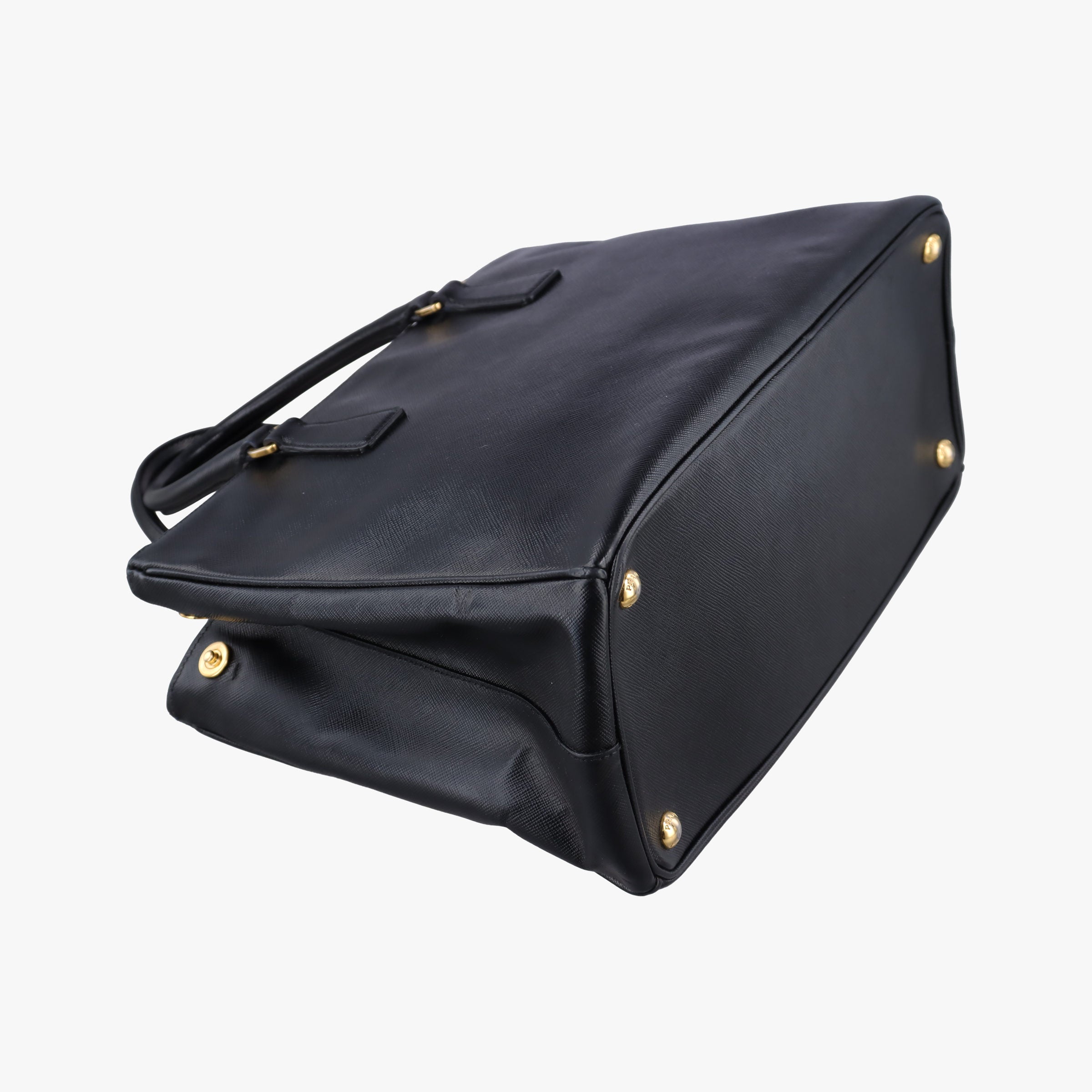 Pre-owned Prada Galleria Black SAFFIANO Leather BN2274 handbag | stylenewstar