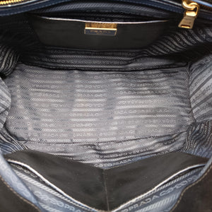 Pre-owned Prada Galleria Black SAFFIANO Leather BN2274 handbag | stylenewstar