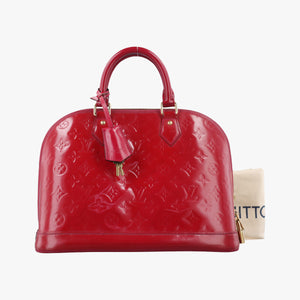Vintage Louis Vuitton Alma PM pomme d'amour Vernis M90096 handbag | stylenewstar
