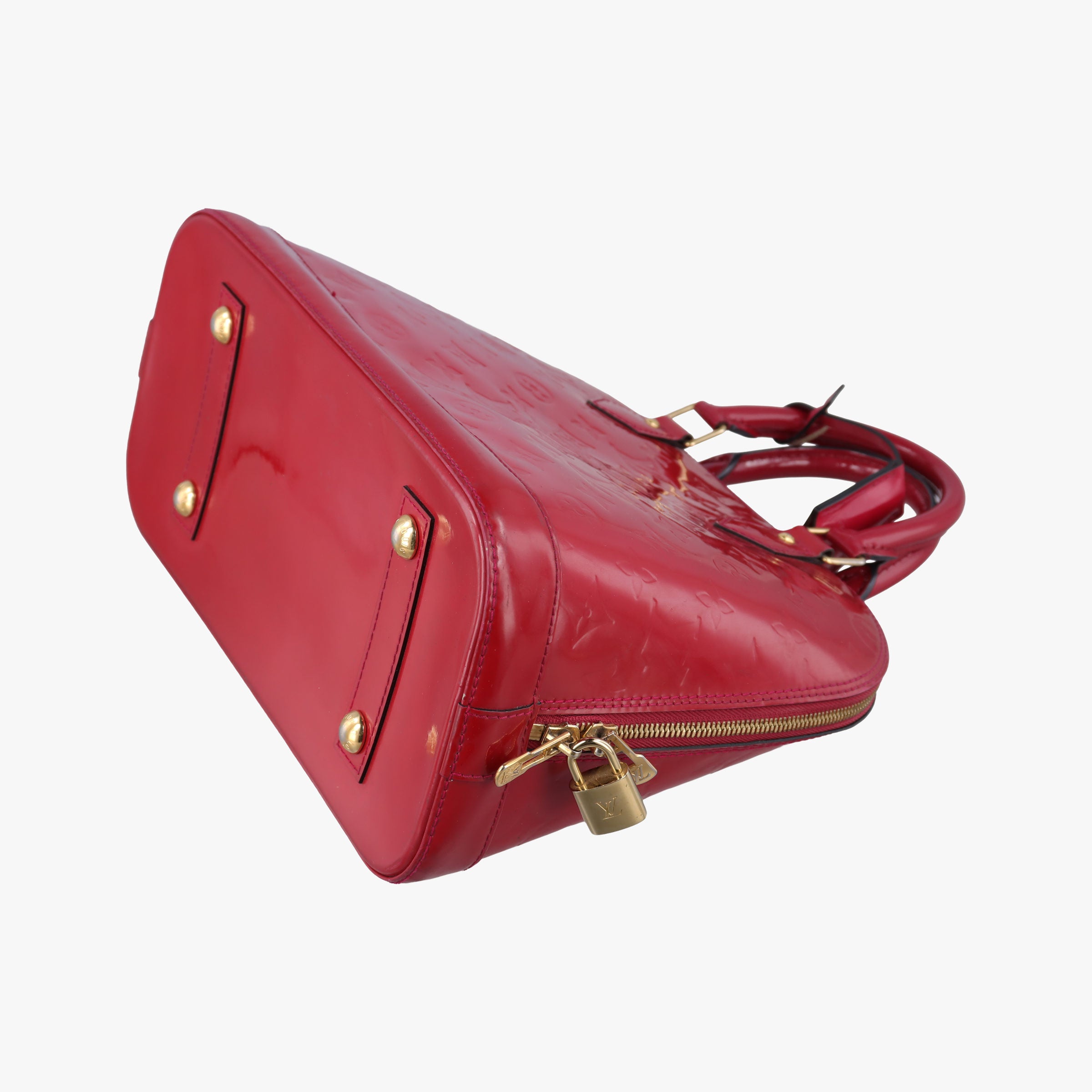 Vintage Louis Vuitton Alma PM pomme d'amour Vernis M90096 handbag | stylenewstar