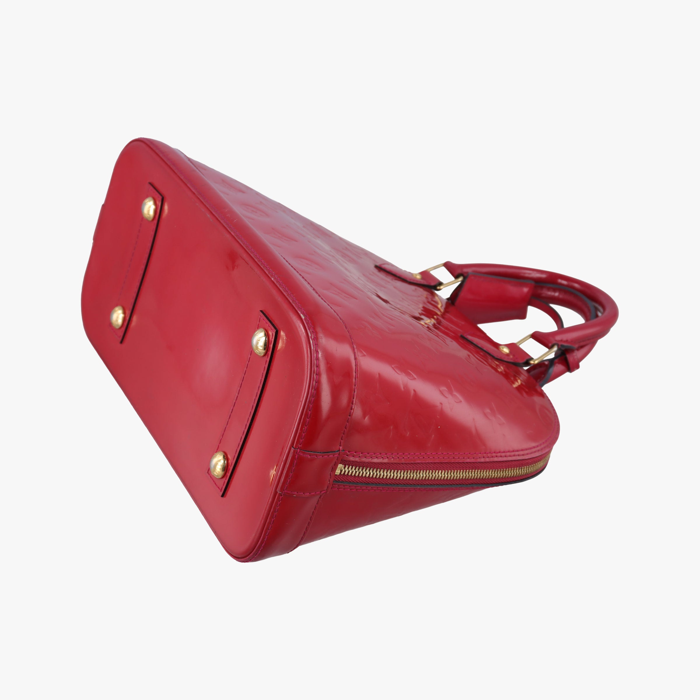 Vintage Louis Vuitton Alma PM pomme d'amour Vernis M90096 handbag | stylenewstar