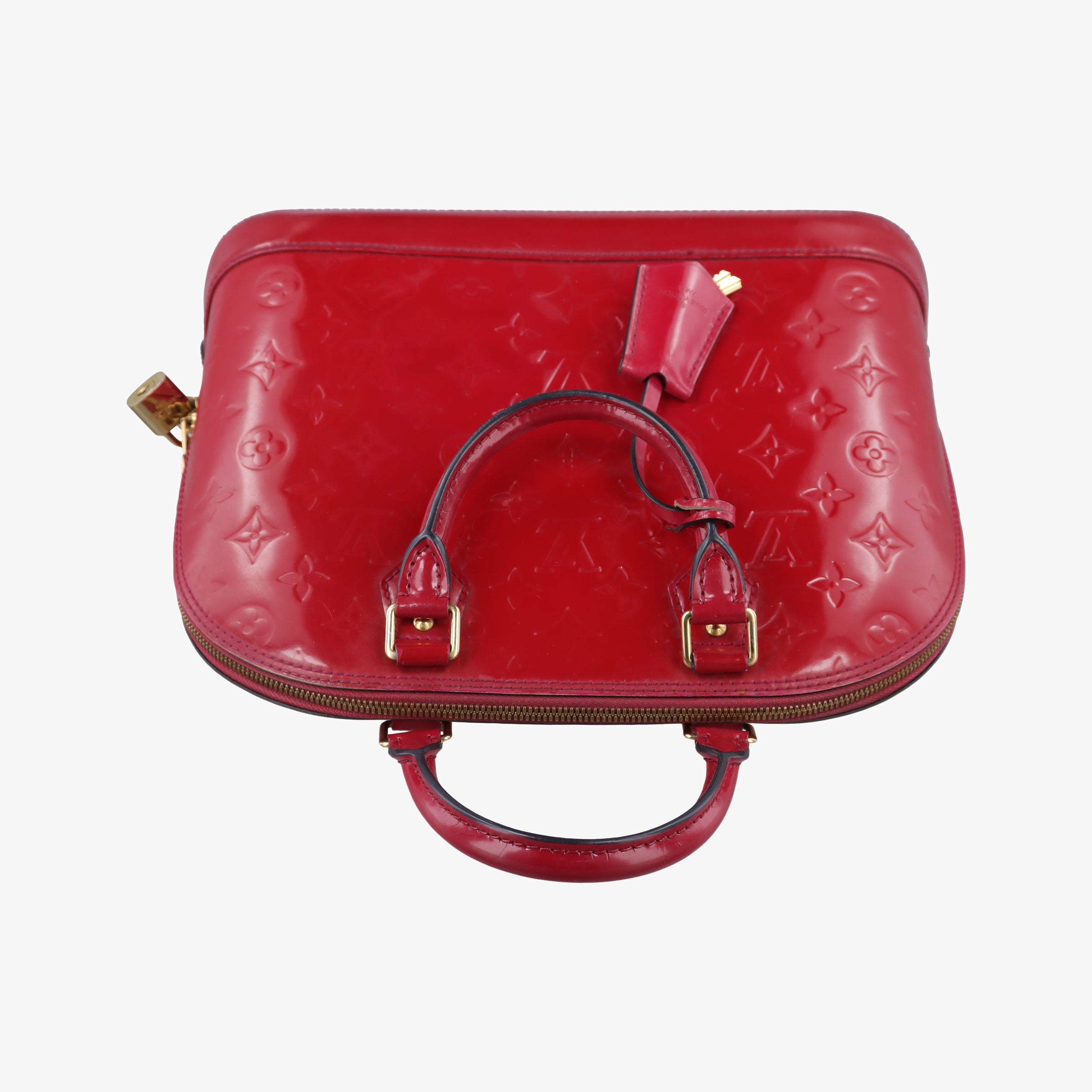 Vintage Louis Vuitton Alma PM pomme d'amour Vernis M90096 handbag | stylenewstar