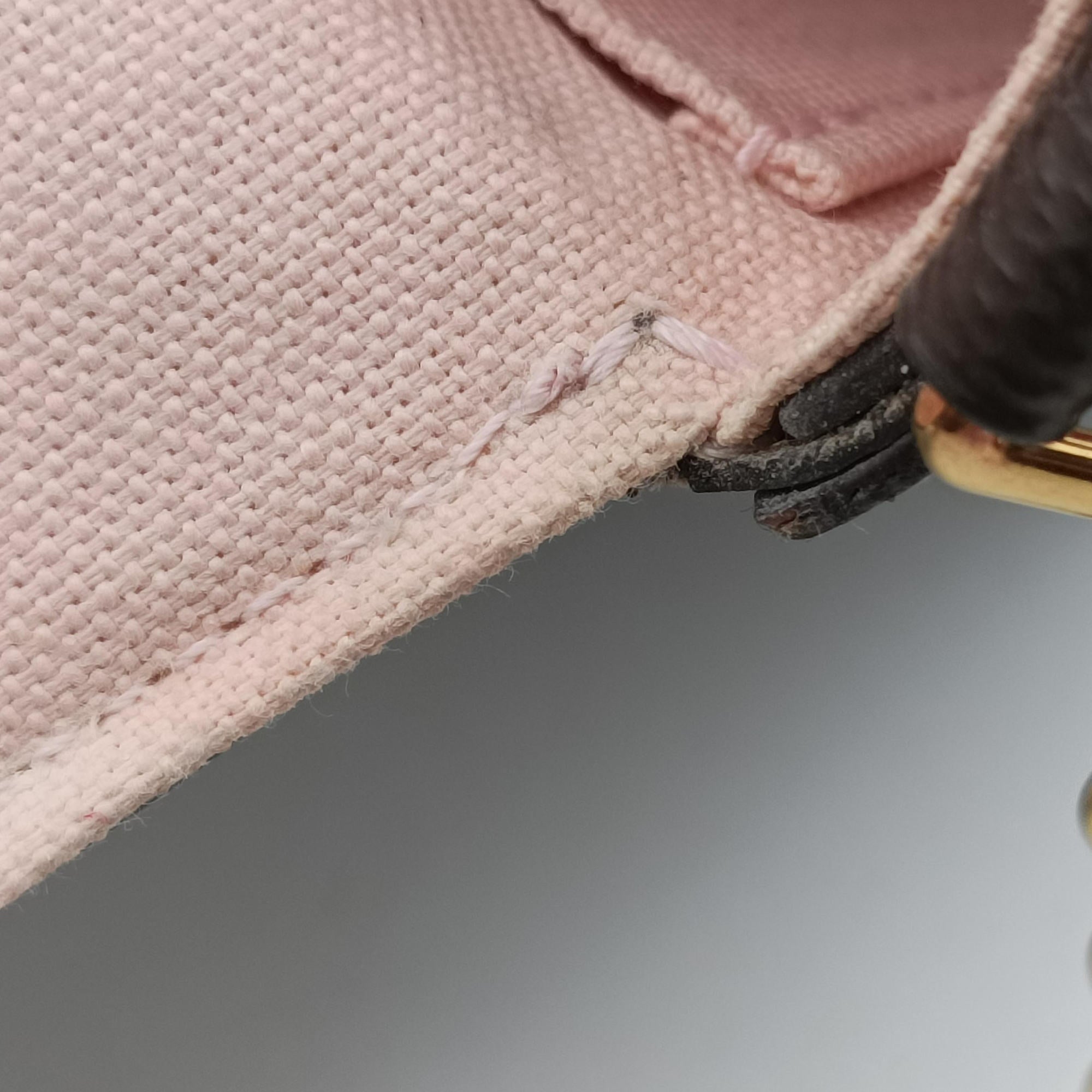 Pre-owned Louis Vuitton Pochette Felicie brown×pink Monogram Canvas M67248 shoulderbag | stylenewstar