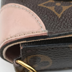 Pre-owned Louis Vuitton Pochette Felicie brown×pink Monogram Canvas M67248 shoulderbag | stylenewstar