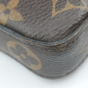 Pre-owned Louis Vuitton Pochette Felicie brown×pink Monogram Canvas M67248 shoulderbag | stylenewstar
