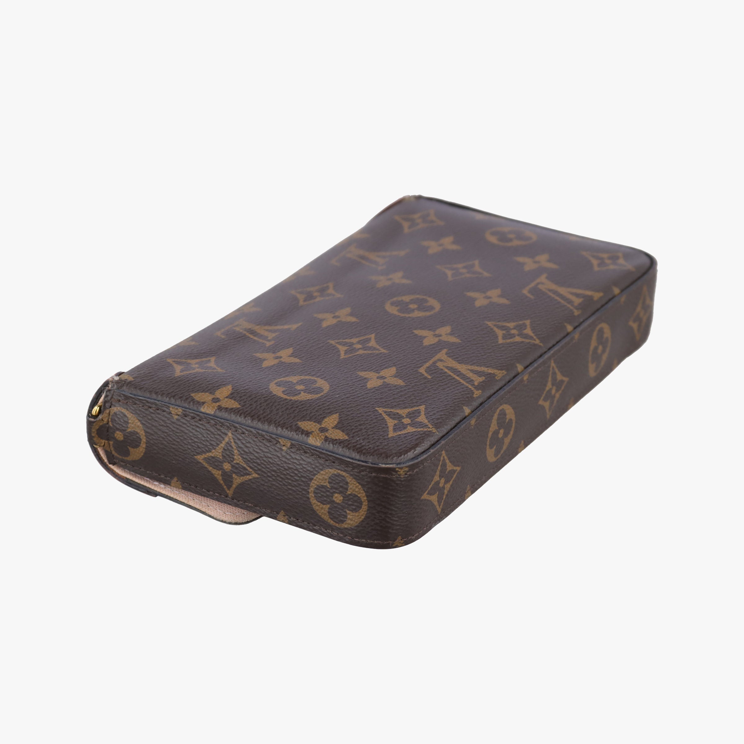 Pre-owned Louis Vuitton Pochette Felicie brown×pink Monogram Canvas M67248 shoulderbag | stylenewstar