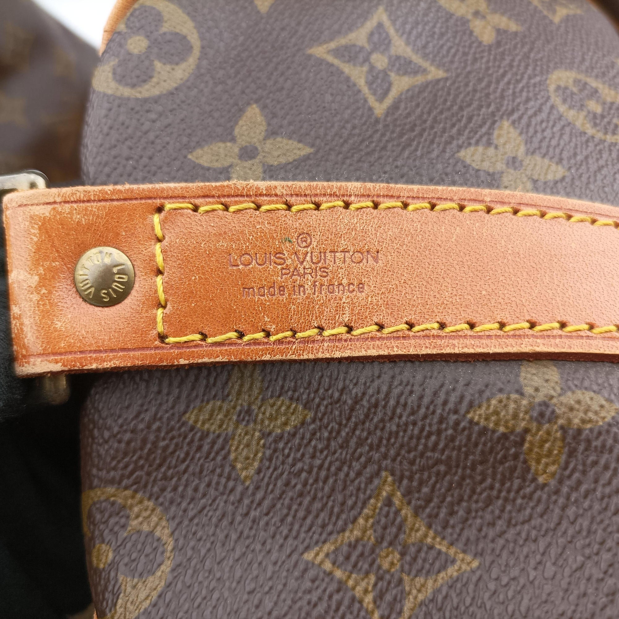 Pre-owned Louis Vuitton keepall 50 Brown Monogram canvas M41416 shoulderbag | stylenewstar