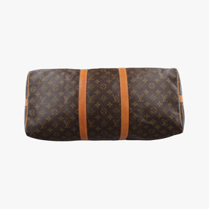 Pre-owned Louis Vuitton keepall 50 Brown Monogram canvas M41416 shoulderbag | stylenewstar