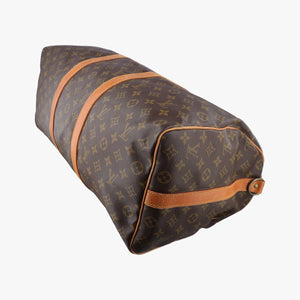 Pre-owned Louis Vuitton keepall 50 Brown Monogram canvas M41416 shoulderbag | stylenewstar