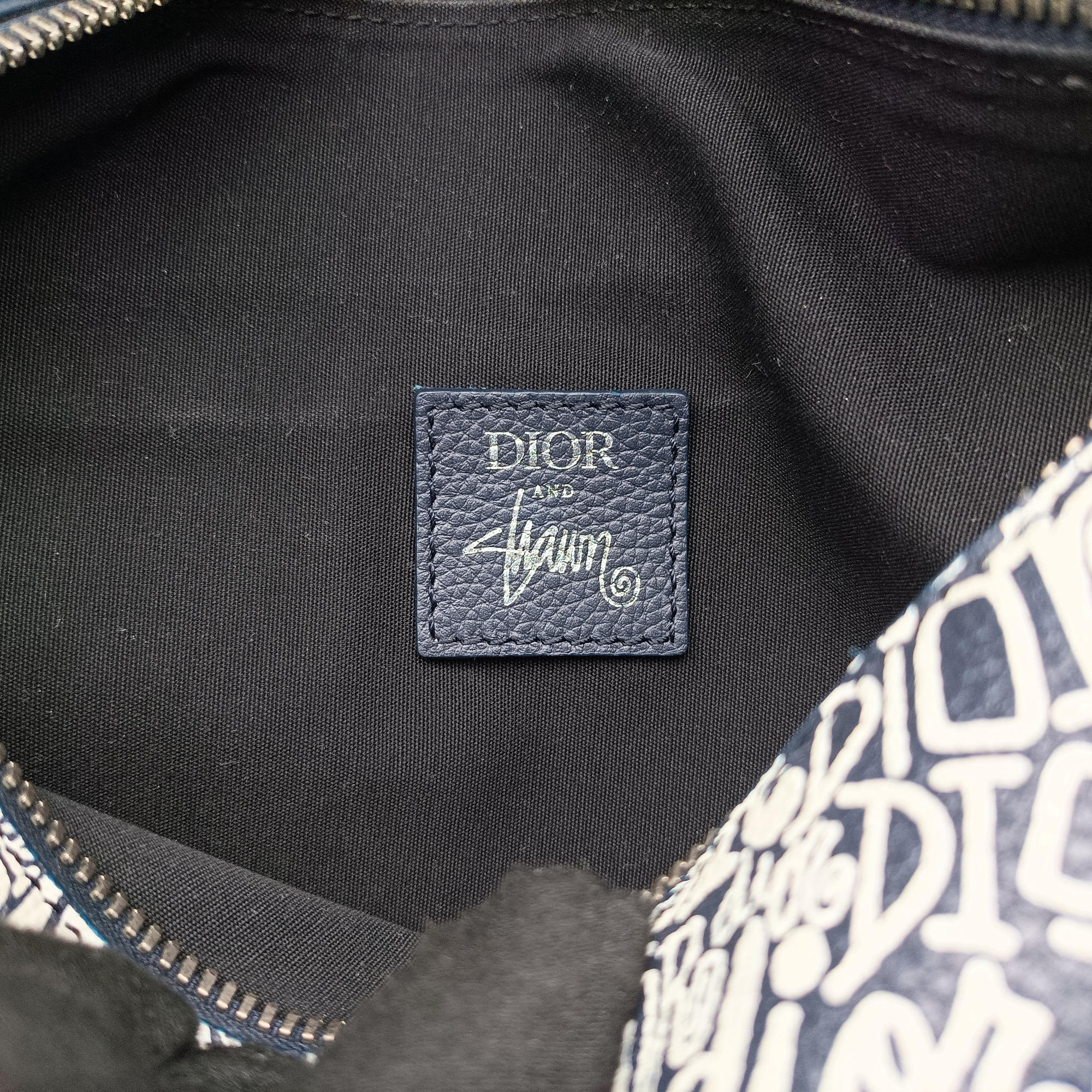 Pre-owned Christian Dior Saddle Navy Leather  bum bag/waist bag | stylenewstar