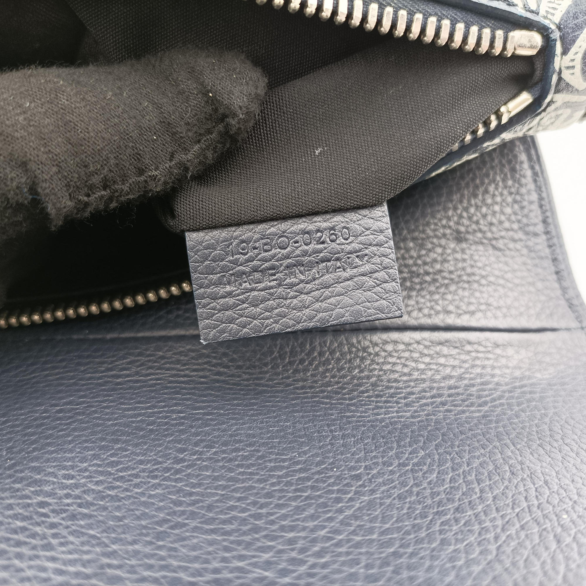 Pre-owned Christian Dior Saddle Navy Leather  bum bag/waist bag | stylenewstar
