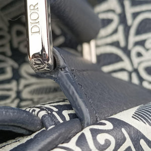 Pre-owned Christian Dior Saddle Navy Leather  bum bag/waist bag | stylenewstar