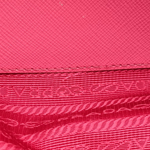 Pre-owned Prada Galleria Pink SAFFIANO Leather BN1874 shoulderbag | stylenewstar