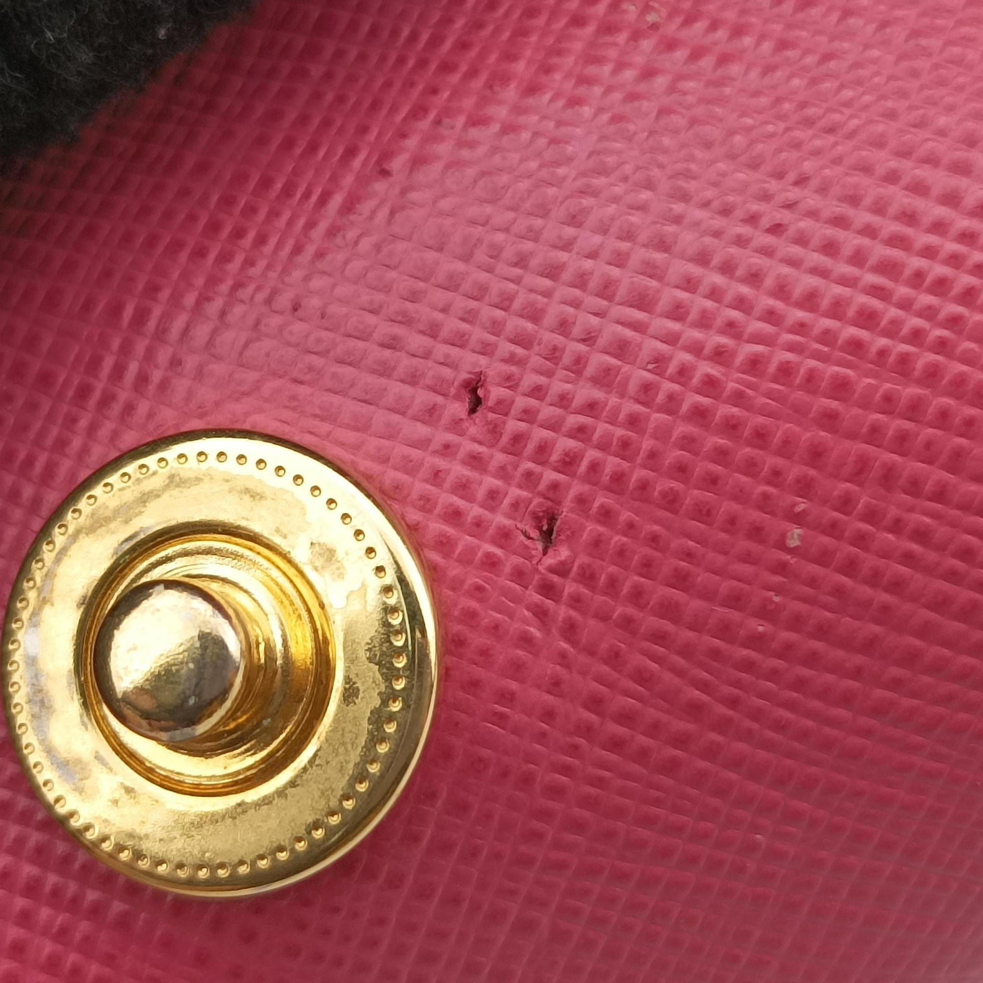 Pre-owned Prada Galleria Pink SAFFIANO Leather BN1874 shoulderbag | stylenewstar