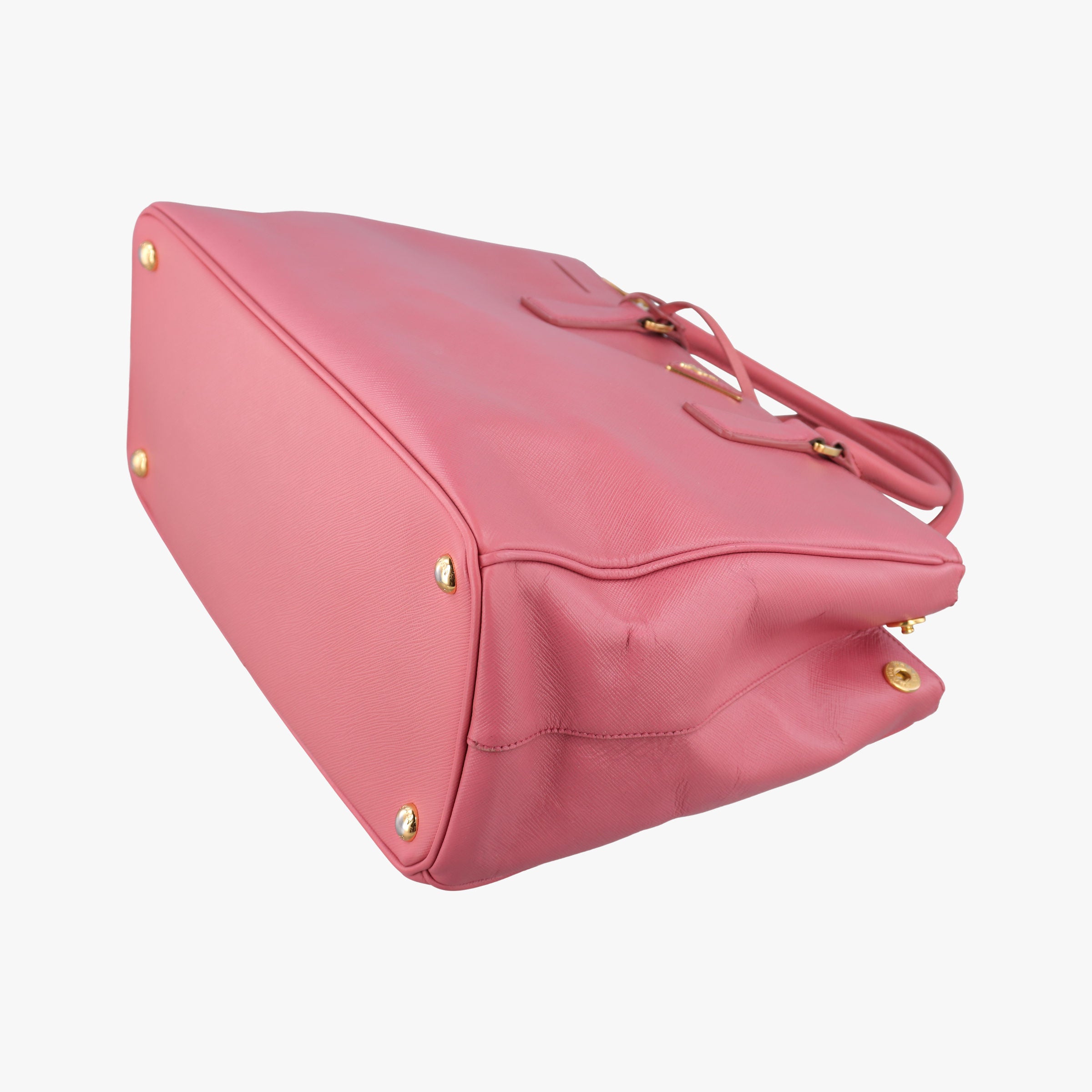 Pre-owned Prada Galleria Pink SAFFIANO Leather BN1874 shoulderbag | stylenewstar