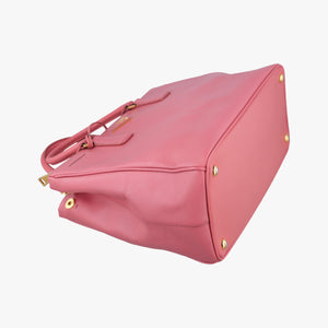 Pre-owned Prada Galleria Pink SAFFIANO Leather BN1874 shoulderbag | stylenewstar