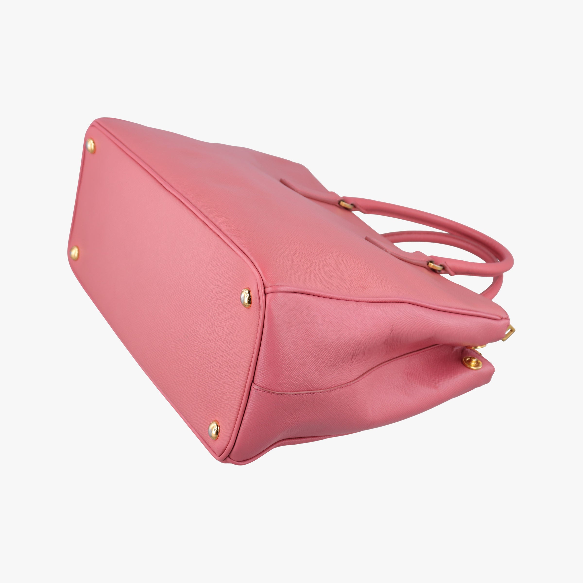 Pre-owned Prada Galleria Pink SAFFIANO Leather BN1874 shoulderbag | stylenewstar