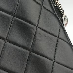 Pre-owned Chanel 2.55 Matelasse Black lambskin A65613 shoulderbag | stylenewstar
