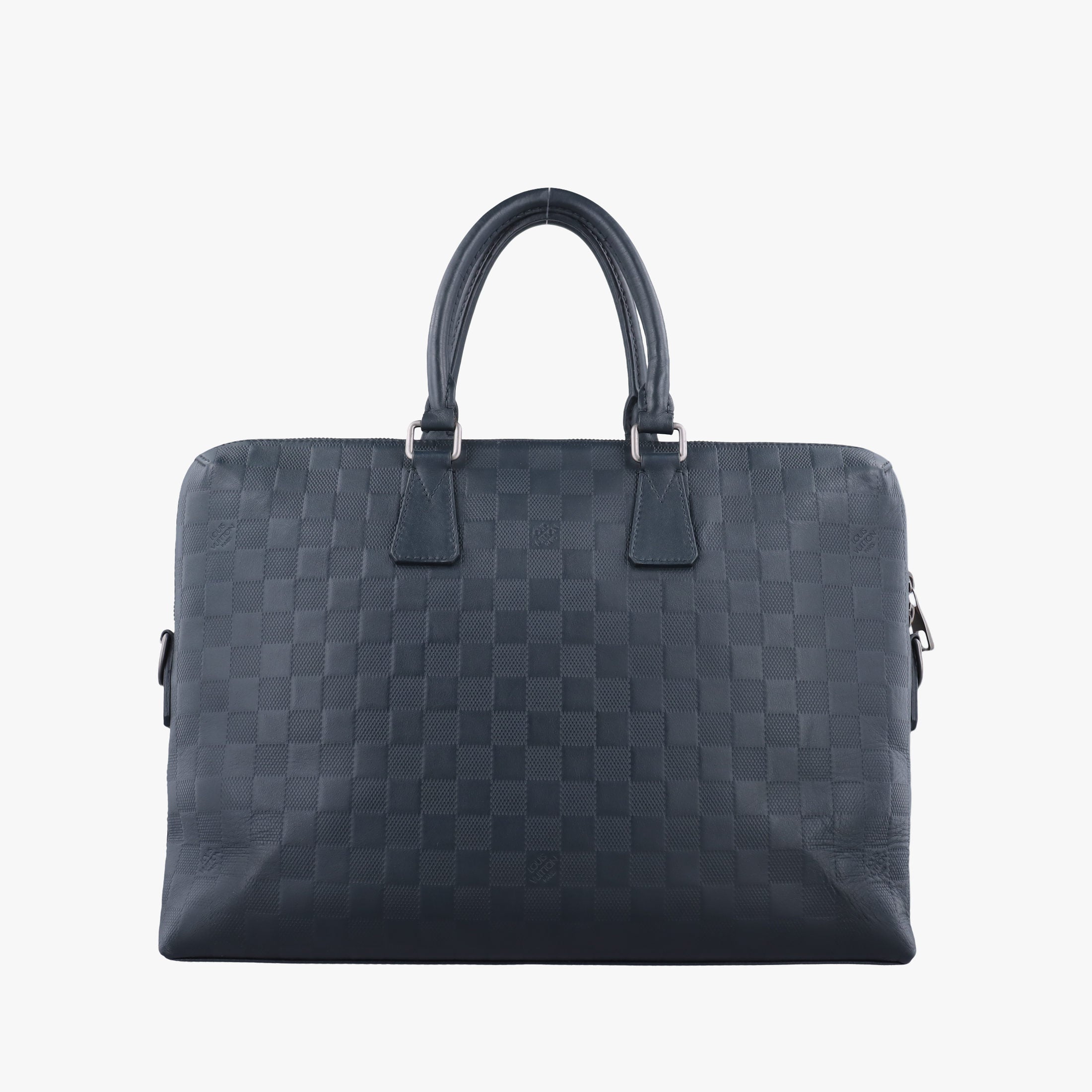 Vintage Louis Vuitton Porte Documents Jour navy Damier Infini N48224 handbag | stylenewstar
