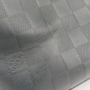Vintage Louis Vuitton Porte Documents Jour navy Damier Infini N48224 handbag | stylenewstar