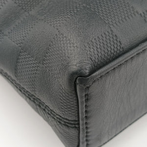 Vintage Louis Vuitton Porte Documents Jour navy Damier Infini N48224 handbag | stylenewstar