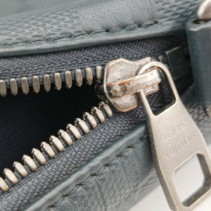 Vintage Louis Vuitton Porte Documents Jour navy Damier Infini N48224 handbag | stylenewstar