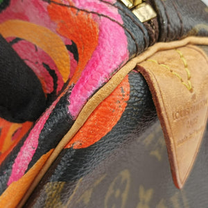 Pre-owned Louis Vuitton SPEEDY 30 brown×multi Monogram Canvas M48610 handbag | stylenewstar