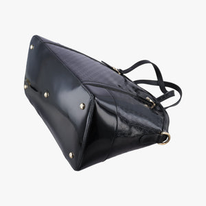 Vintage Gucci Microguccissima Black Patent 309614 shoulderbag | stylenewstar