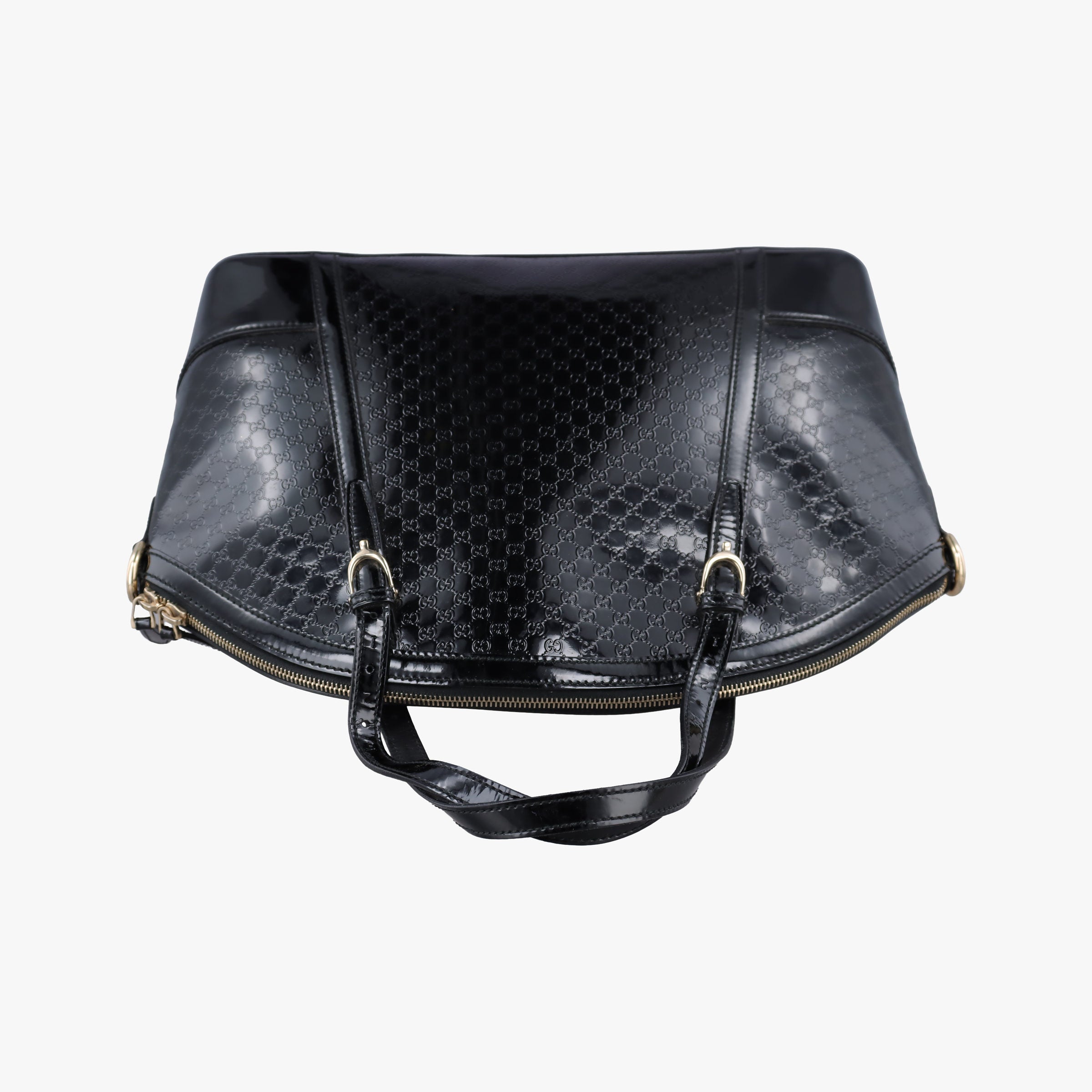 Vintage Gucci Microguccissima Black Patent 309614 shoulderbag | stylenewstar