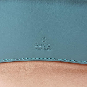 Pre-owned Gucci JACKIE 1961 Blue Leather 637091 shoulderbag | stylenewstar