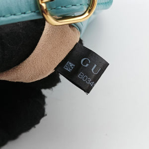 Pre-owned Gucci JACKIE 1961 Blue Leather 637091 shoulderbag | stylenewstar