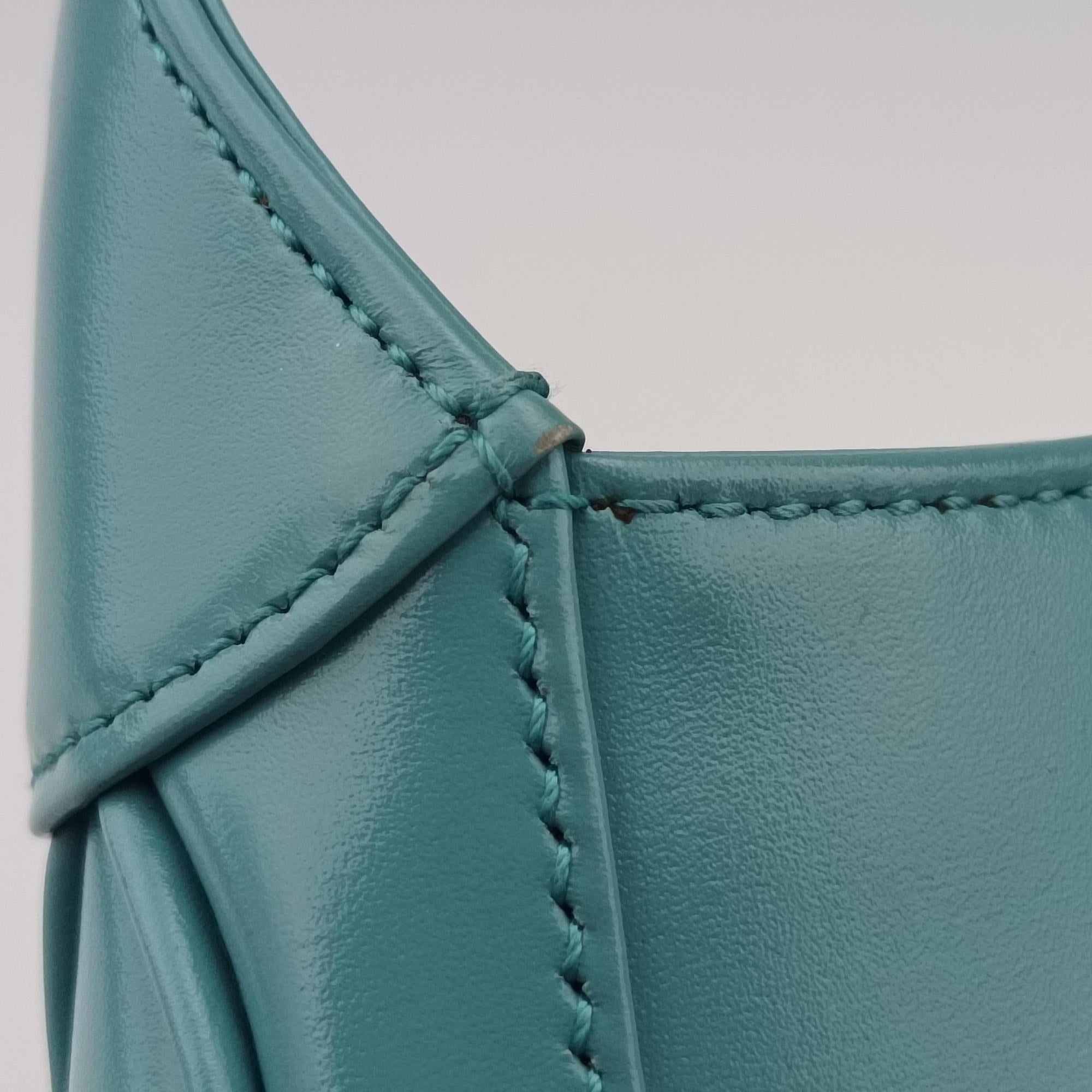 Pre-owned Gucci JACKIE 1961 Blue Leather 637091 shoulderbag | stylenewstar