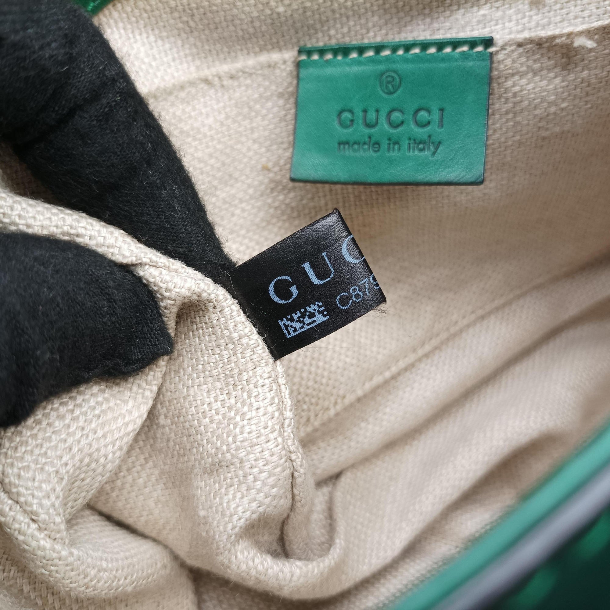 Pre-owned Gucci Snaffle Bit Green Leather 263956 shoulderbag | stylenewstar