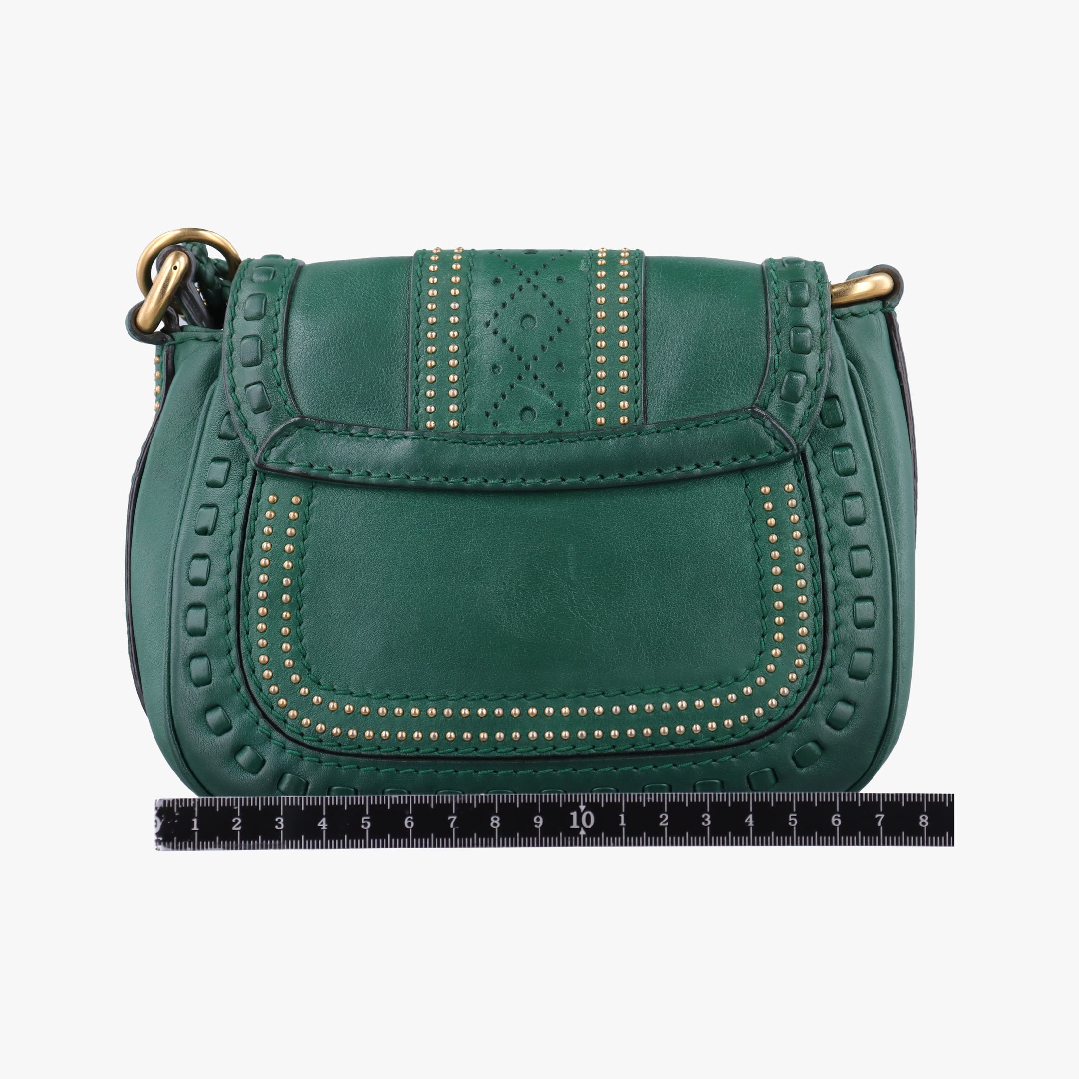 Pre-owned Gucci Snaffle Bit Green Leather 263956 shoulderbag | stylenewstar