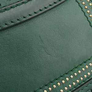 Pre-owned Gucci Snaffle Bit Green Leather 263956 shoulderbag | stylenewstar