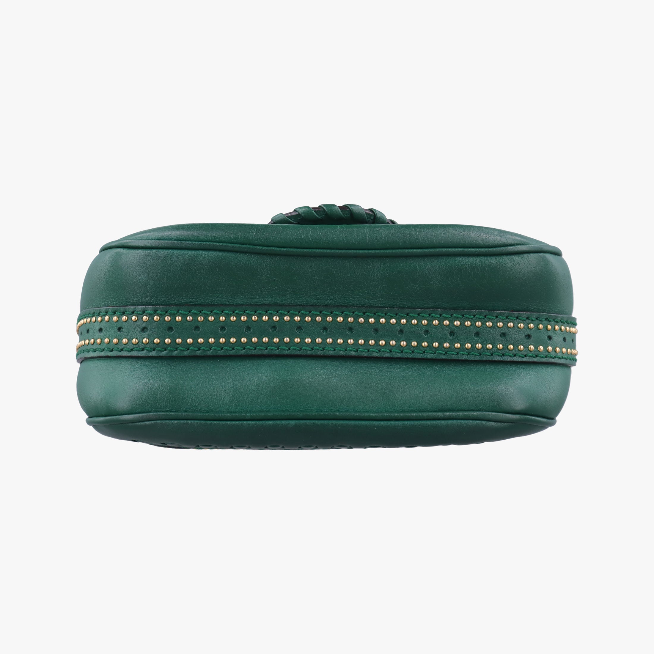 Pre-owned Gucci Snaffle Bit Green Leather 263956 shoulderbag | stylenewstar
