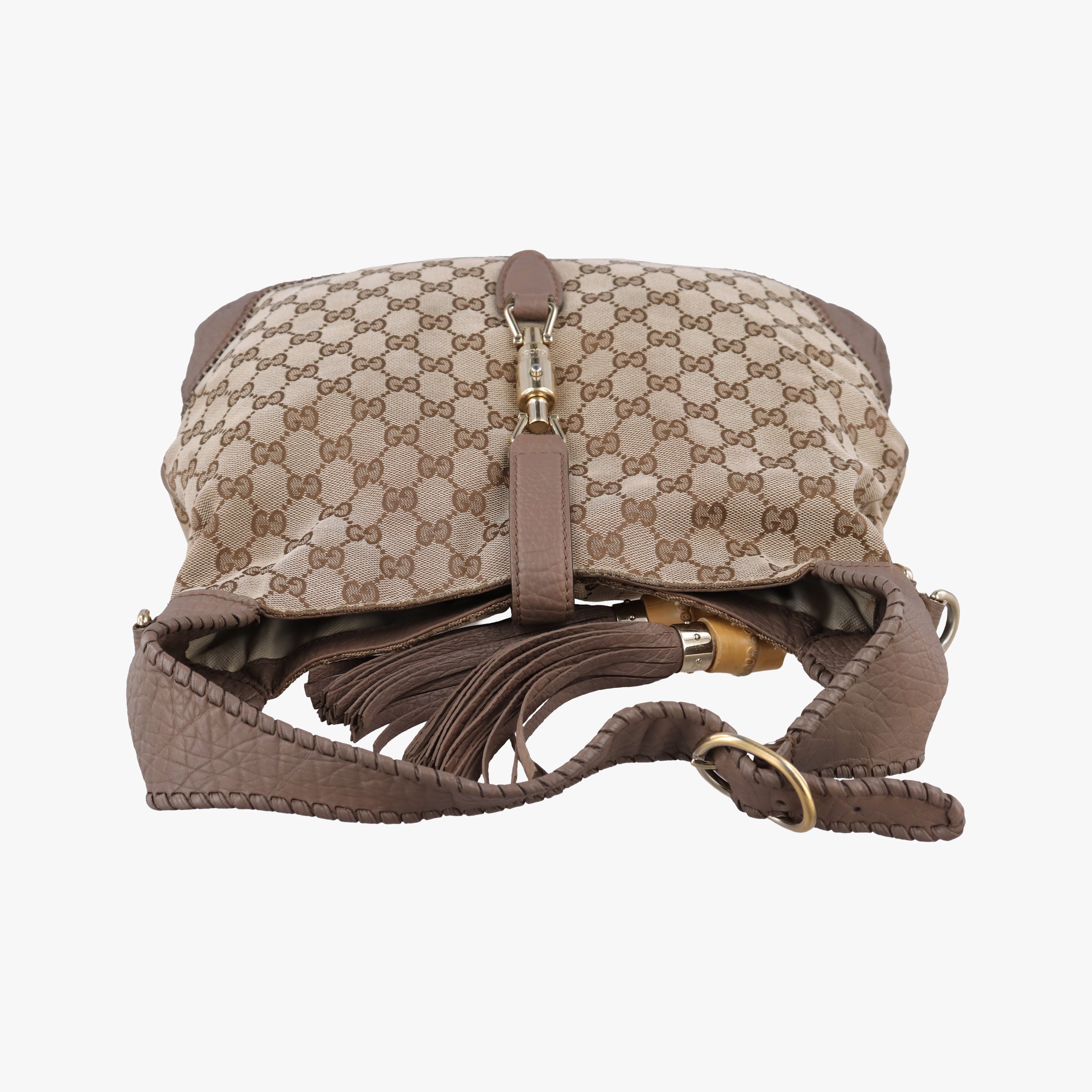 Vintage Gucci New Jackie Brown canvas×leather 246907 shoulderbag | stylenewstar