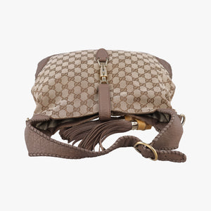 Vintage Gucci New Jackie Brown canvas×leather 246907 shoulderbag | stylenewstar