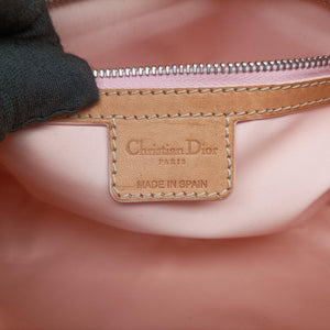 Vintage Christian Dior Trotter Romantique Beige x Pink x Brown PVC Coated canvas x leather  shoulderbag | stylenewstar