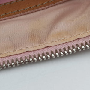 Vintage Christian Dior Trotter Romantique Beige x Pink x Brown PVC Coated canvas x leather  shoulderbag | stylenewstar